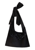 vaca-seasonless-black-flower-hobo-cross-bag