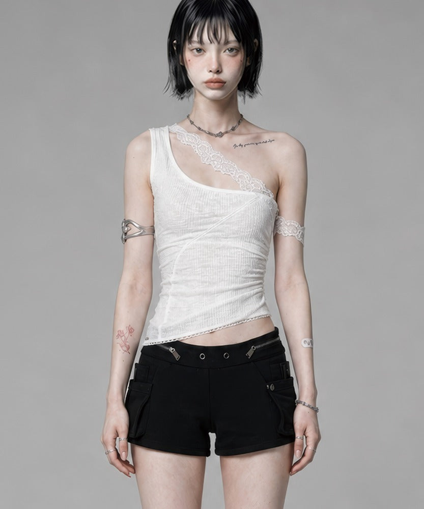 etre-au-sommet-ss-26-lace-one-shoulder-shirring-top-white-white-s