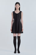 mausoleum-fw-26-scarf-sleeveless-suit-dress-black-black-s