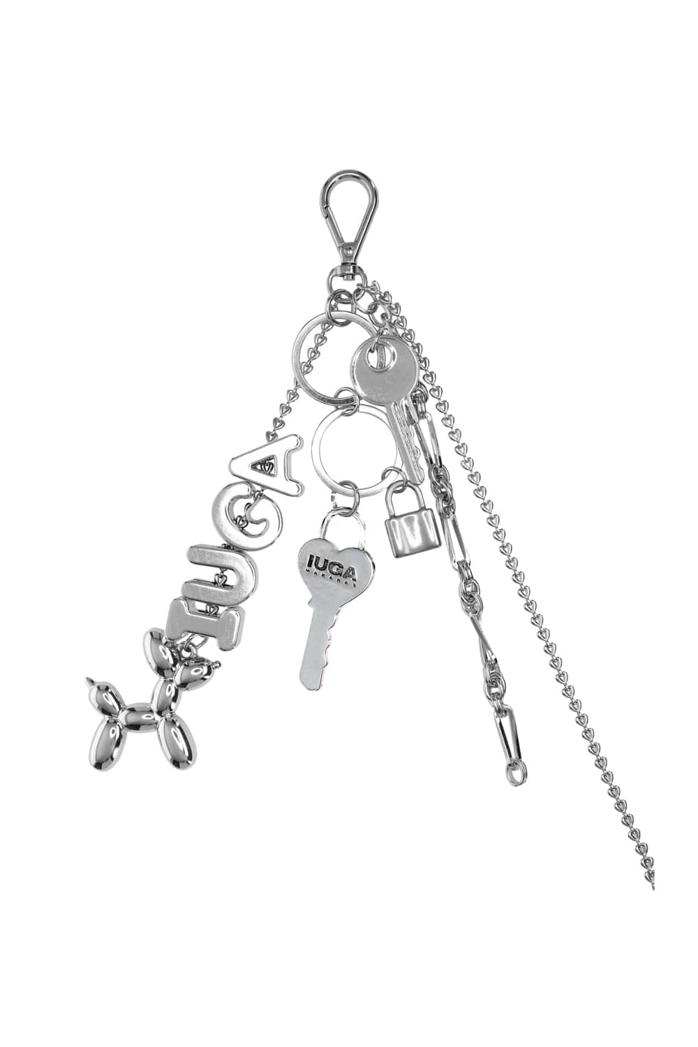 iugamakaras-ss-25-silver-iuga-keyring-silver-s