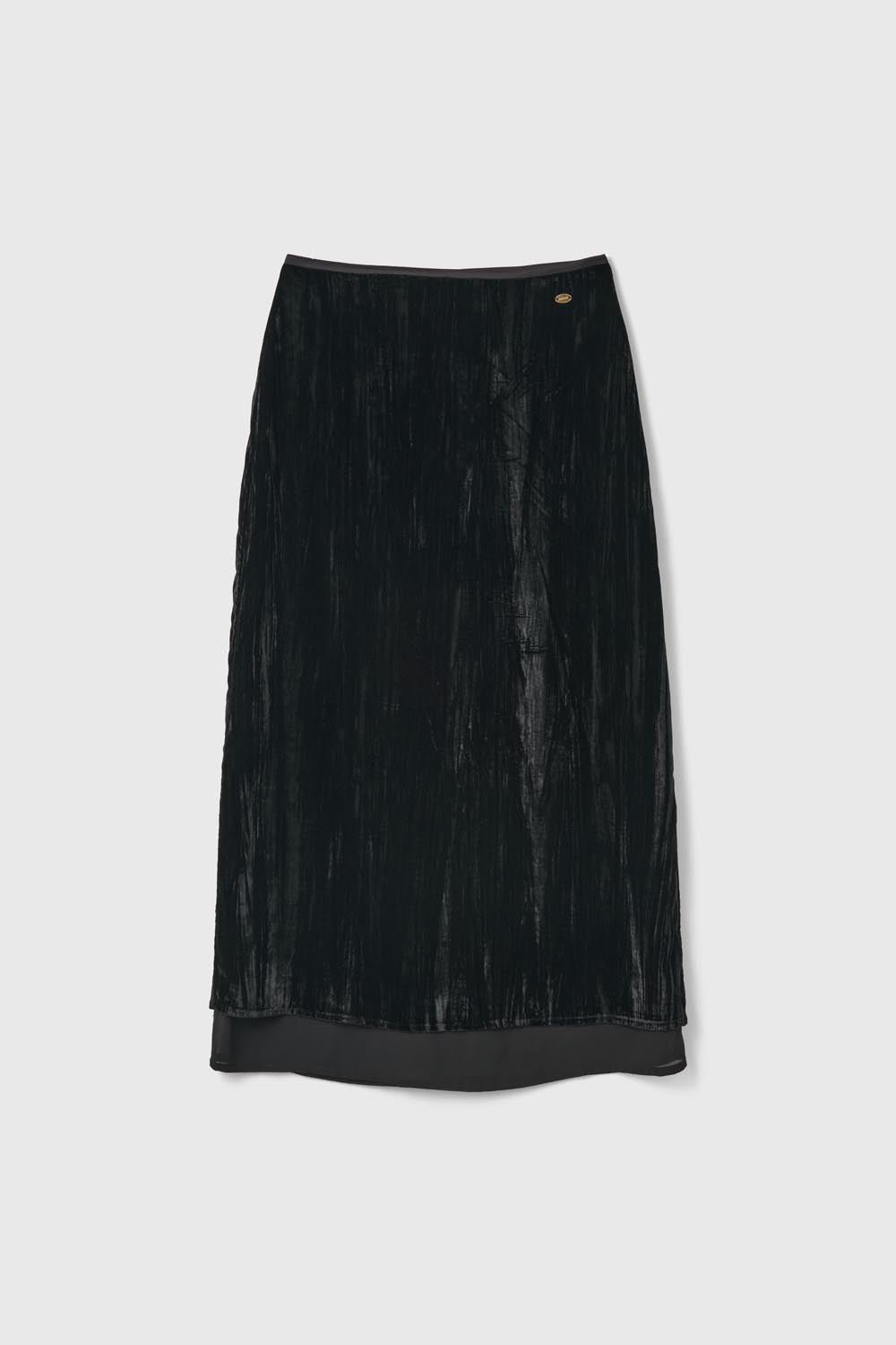 anedit-fw-26-wrinkle-velvet-layered-skirt-black-black-s