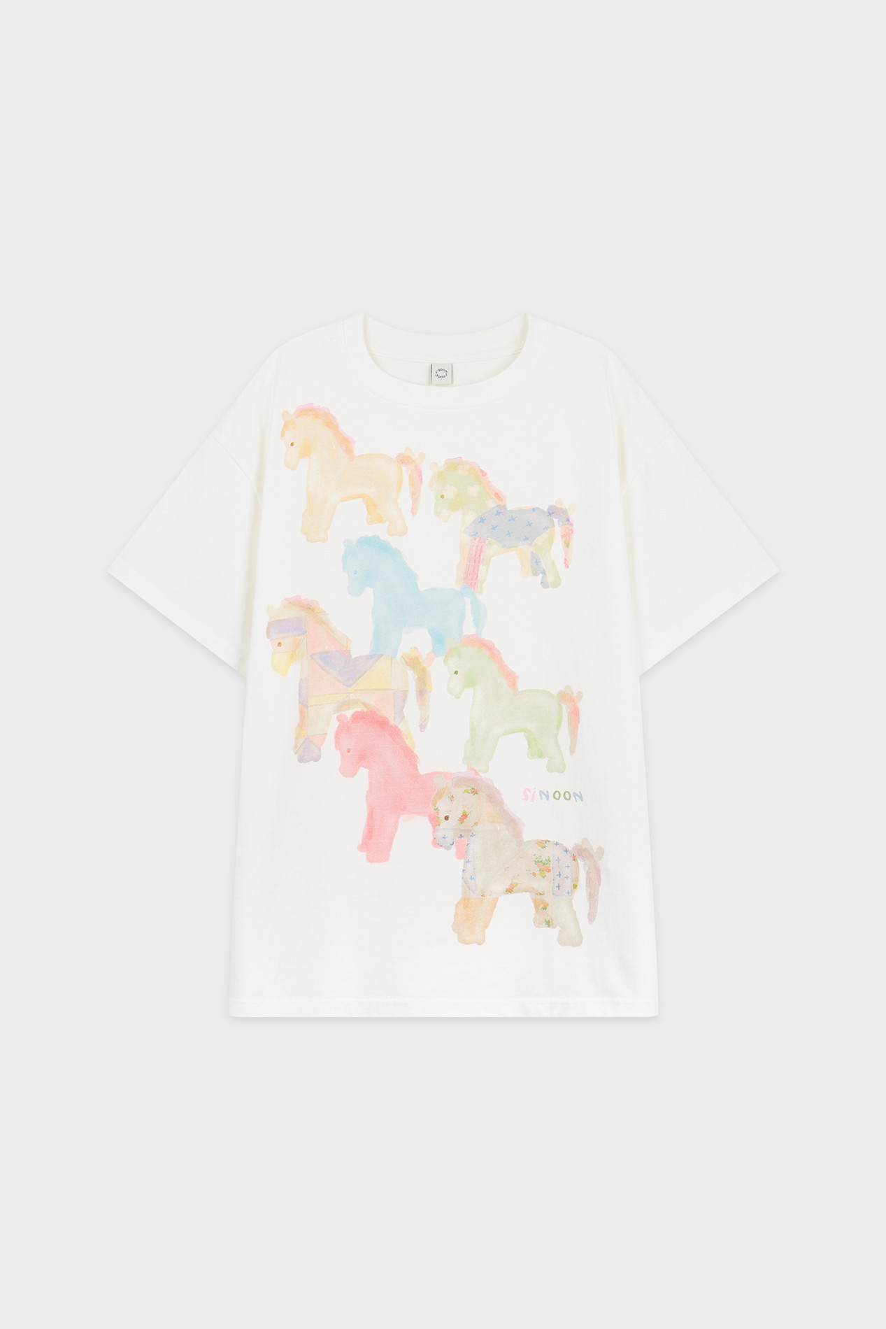 sinoon-ss-26-tiny-ponies-t-shirt-ivory-ivory-s