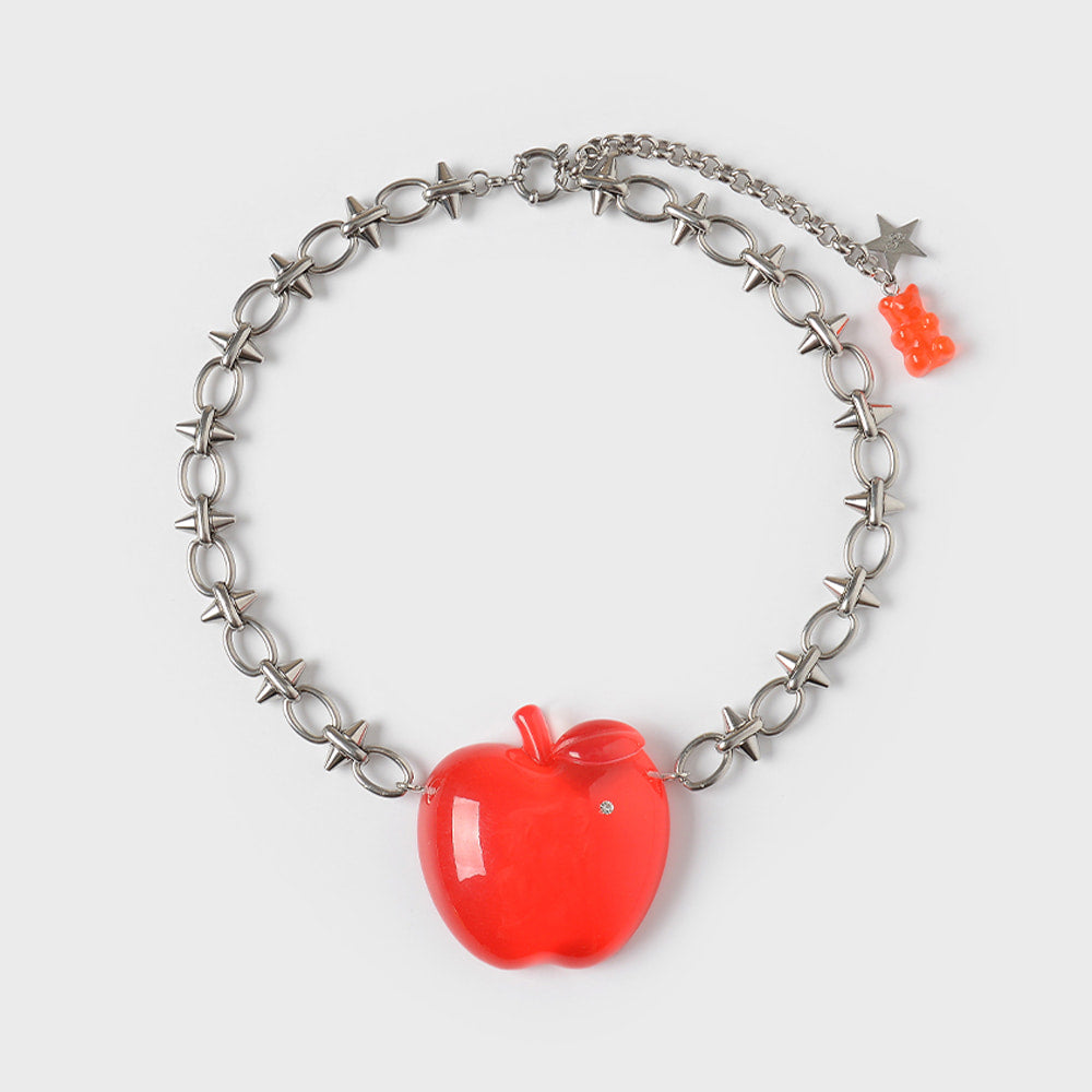 eireve-fw-26-fruit-jelly-choker-necklace-red-apple-red-s