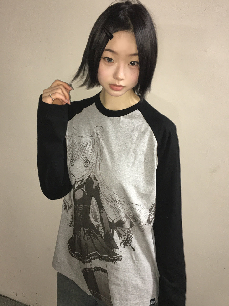 luv-is-true-ss-26-shugo-chara-raglan-long-sleeve-black-black-s