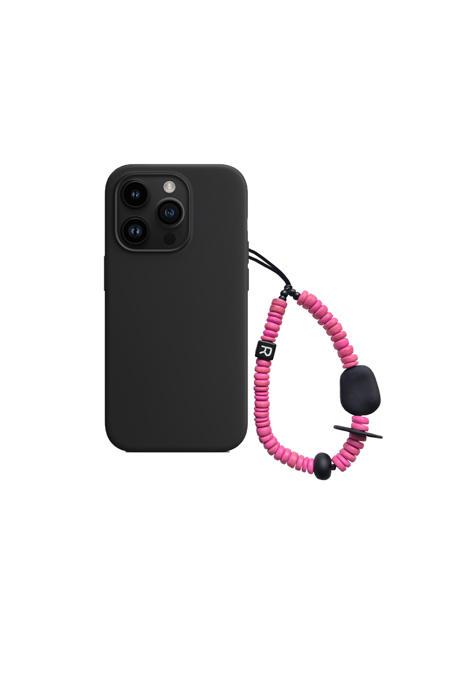 revoirsis-ss-26-nature-beads-phone-strap-short-pink-pink-s