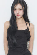 illigo-ss-26-rose-ruffle-sleeveless-black-black-s