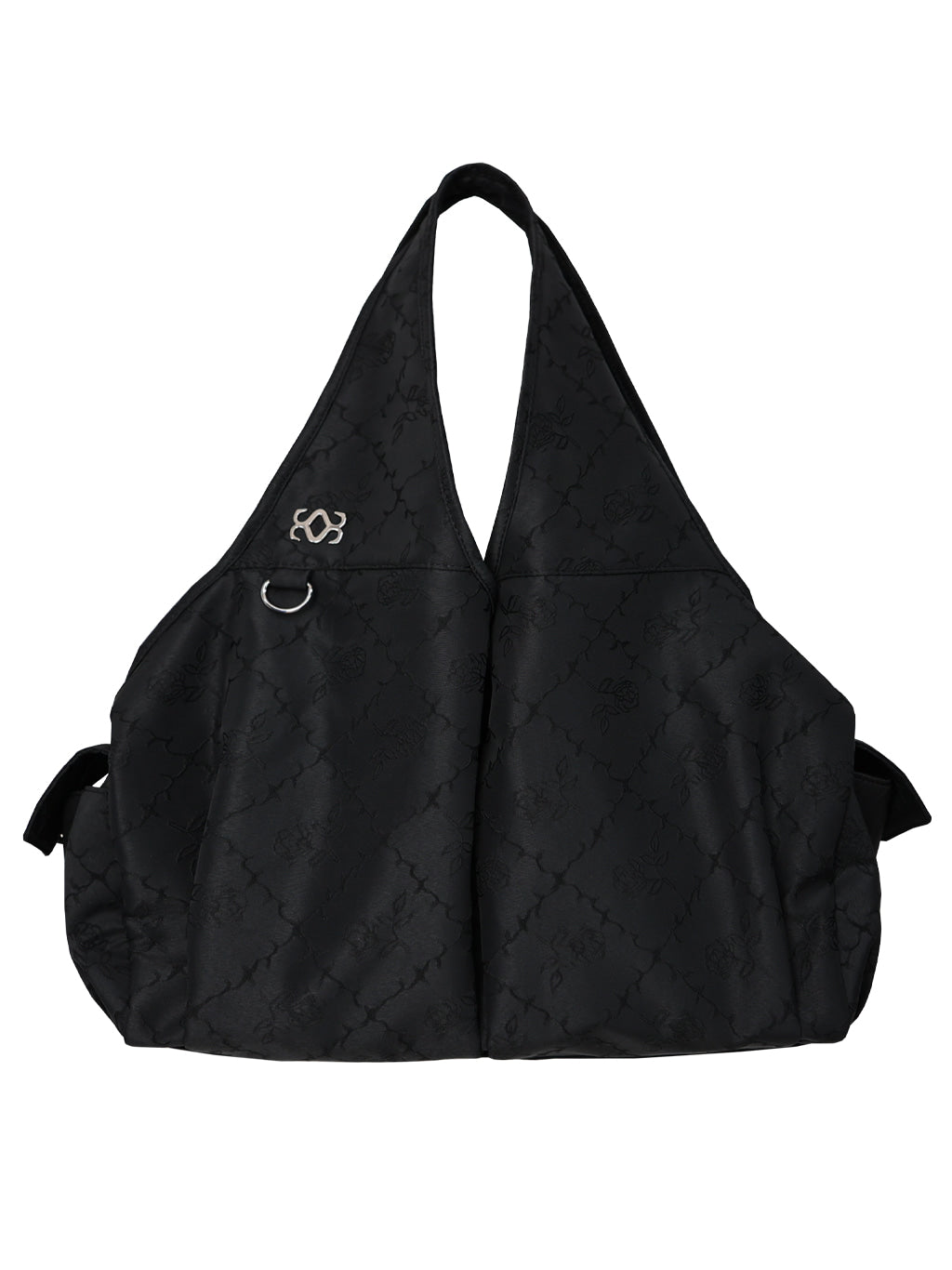 siweol107-ss-25-jacquard-shoulder-bag-(black)