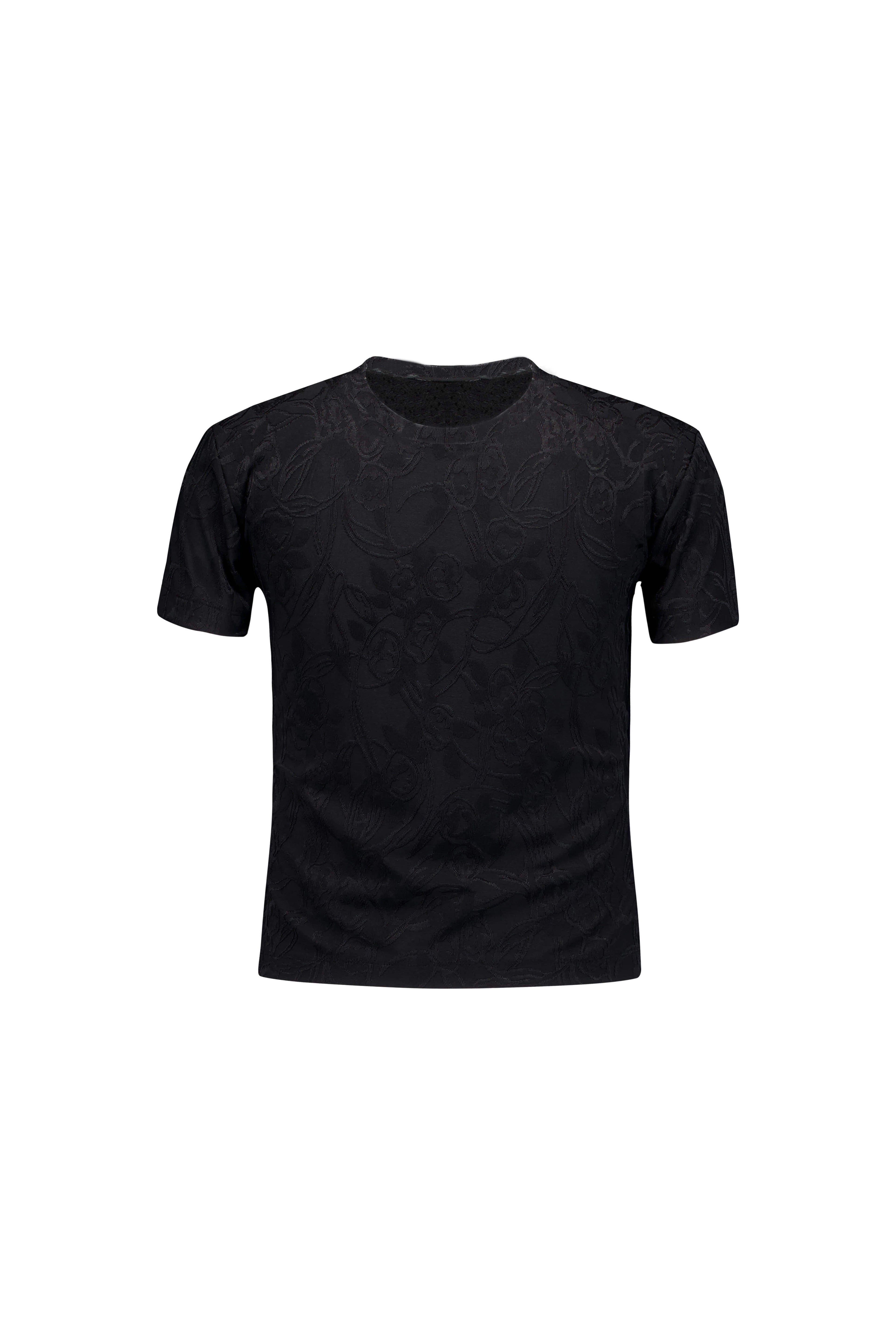 pokos-fosca-ss-26-floral-jacquard-half-sleeve-top-black-black-s