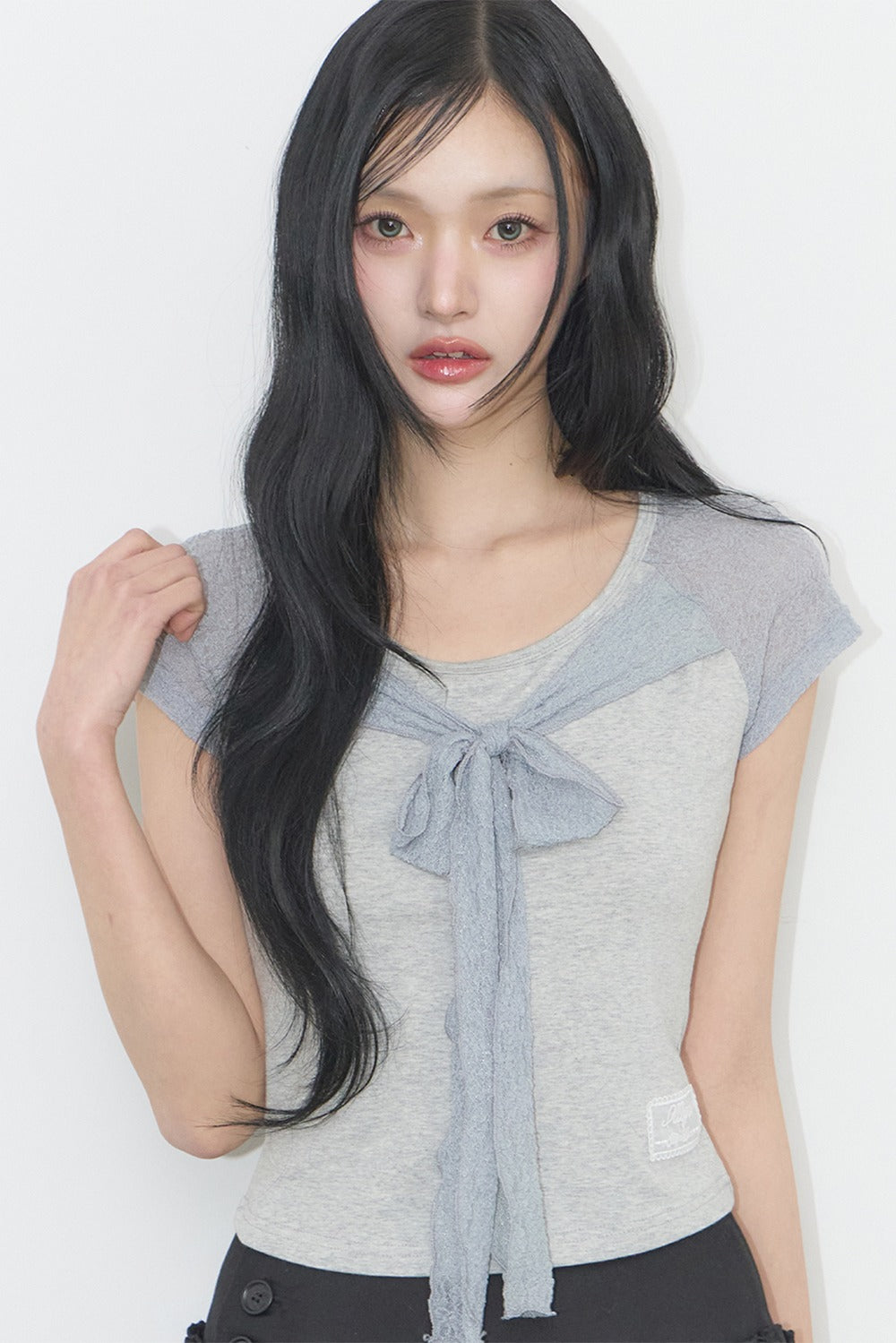 illigo-ss-26-lace-ribbon-contrast-t-shirt-melange-melange-s