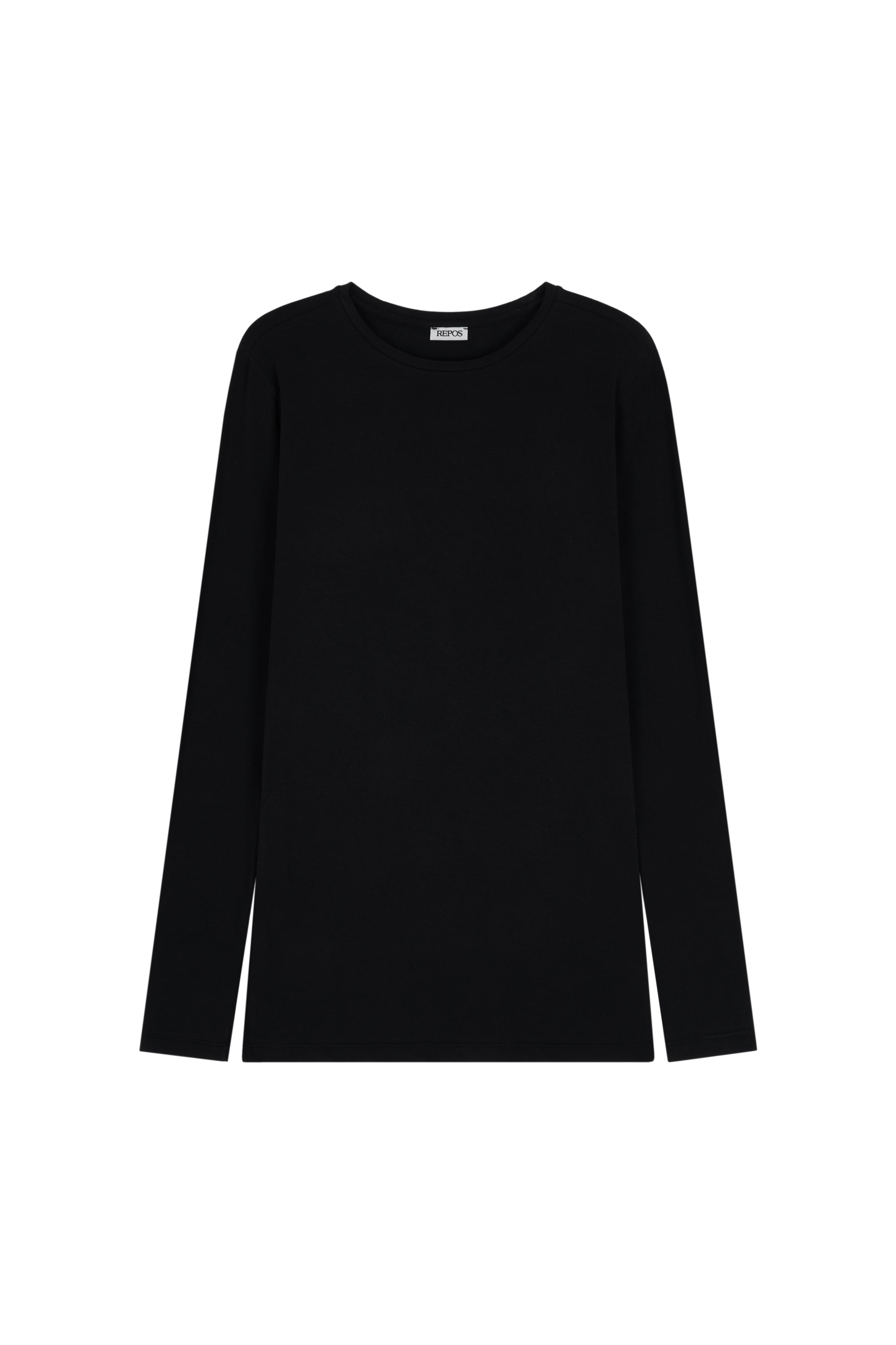 repos-ss-26-slim-fit-long-sleeve-t-shirt-black-black-s