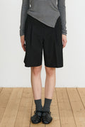 makeatoast-ss-26-classic-two-tuck-half-pants-black-black-s