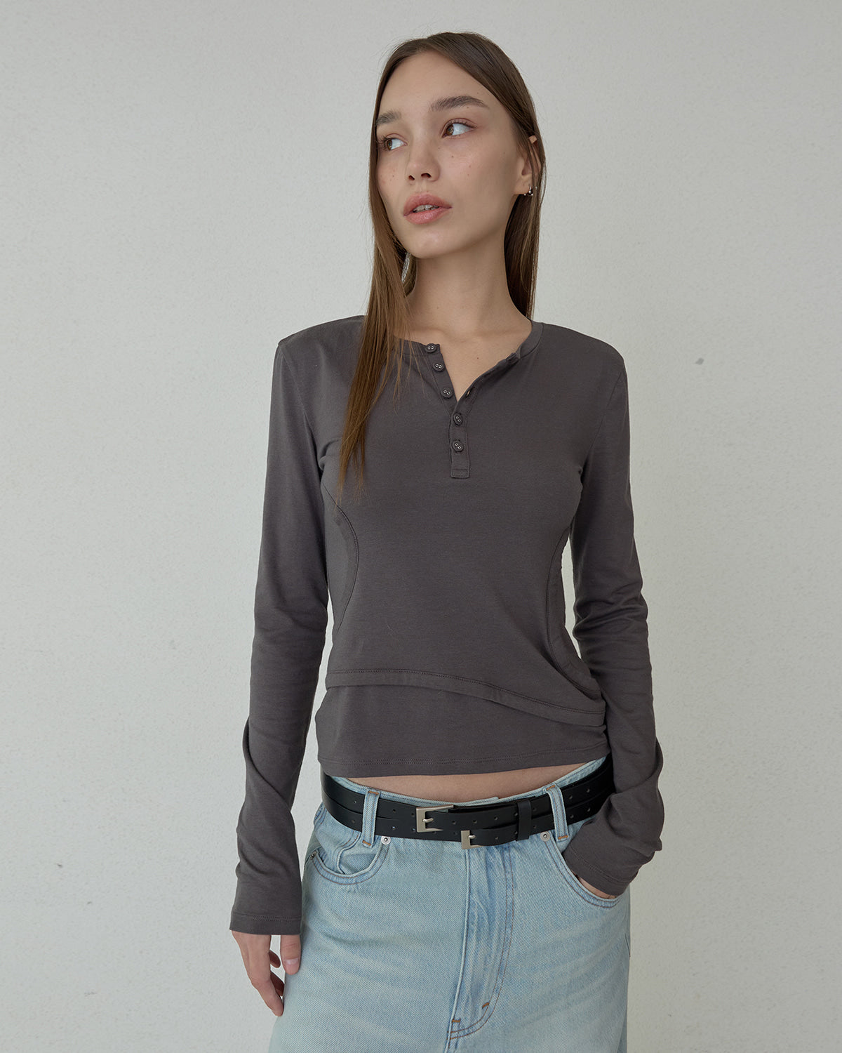 ordes-fw-25-double-layer-cut-out-tee-charcoal-charcoal-s