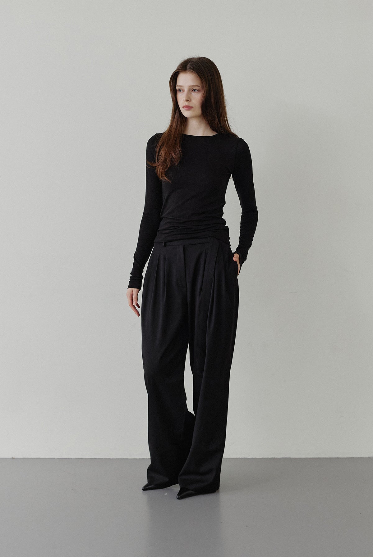 makeatoast-fw-26-soft-volume-two-tuck-pants-black-black-s