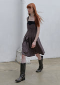 reheat-ss-25-rivet-suede-dress-brown-s