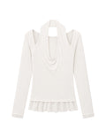 uglyshadow-fw-26-scarf-fur-frill-t-shirt-ivory-ivory-s