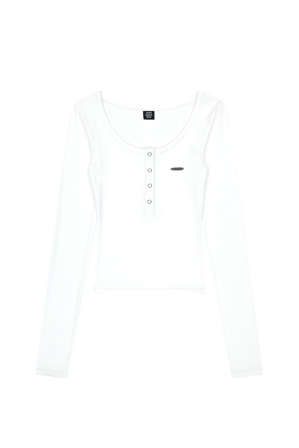 iugamakaras-ss-25-button-fitted-top-white-white-s