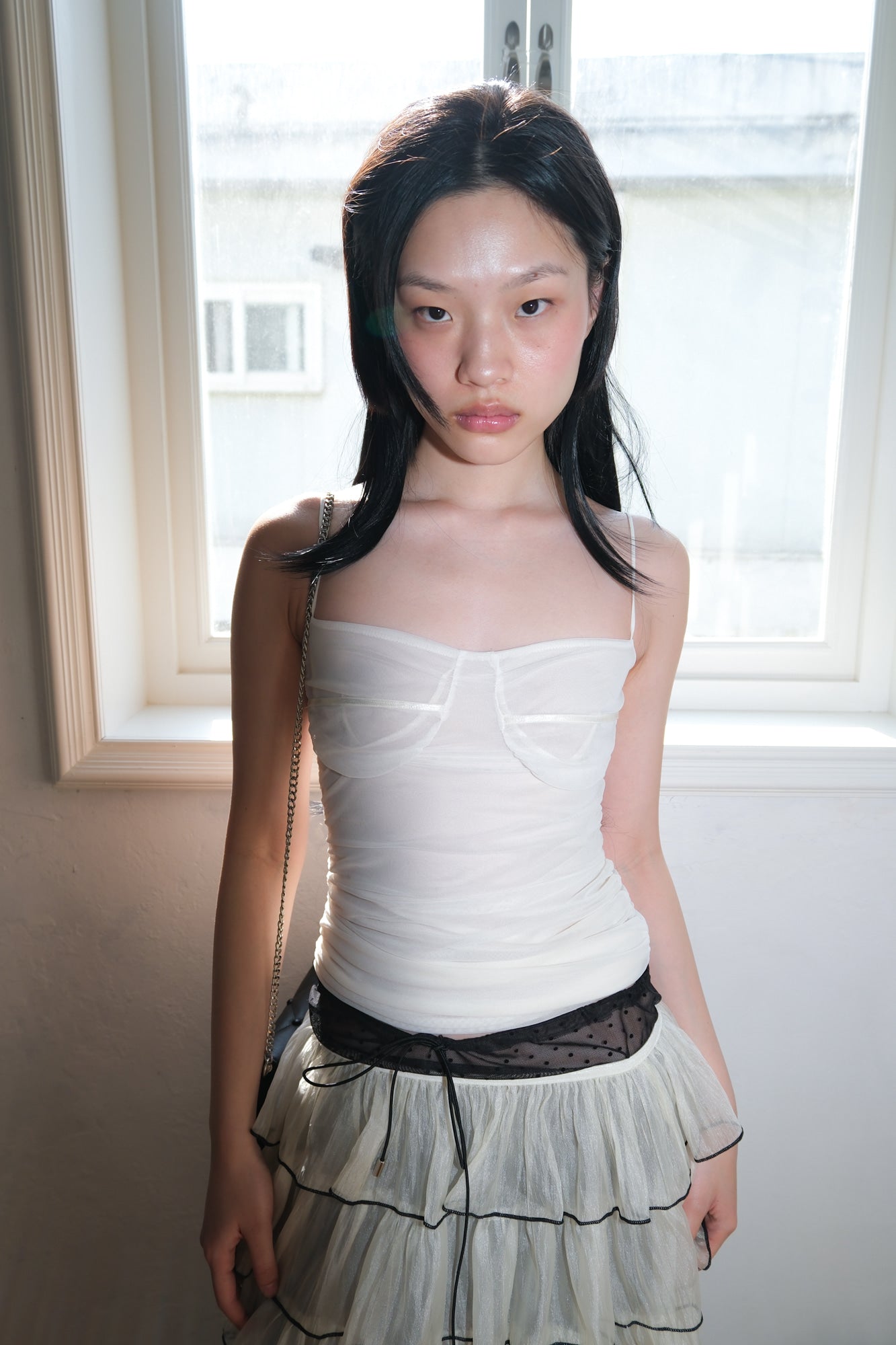 losesleepover-ss-25-mesh-line-shirred-camisole-*2-colors