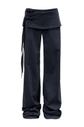chemehc-fw-26-bow-buckle-mini-layered-pants-navy-navy-s