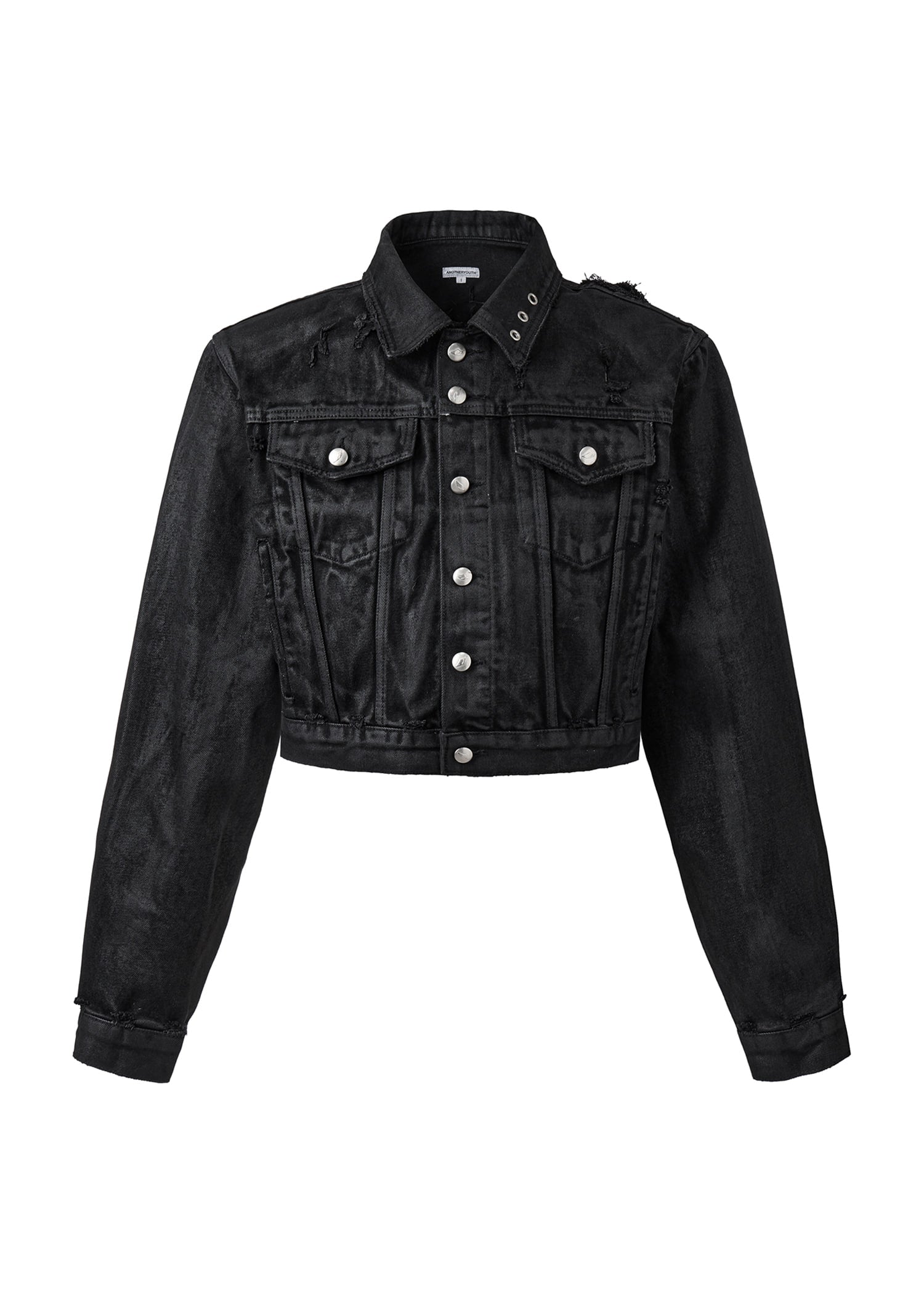 another-youth-ss-26-crop-padded-denim-jacket-coated-black-black-s