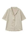 yahn-sisi-ss-26-classic-jacquard-half-sleeve-shirt-mud-mud-s