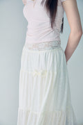 DAYNEE Angel bloom skirt Cream