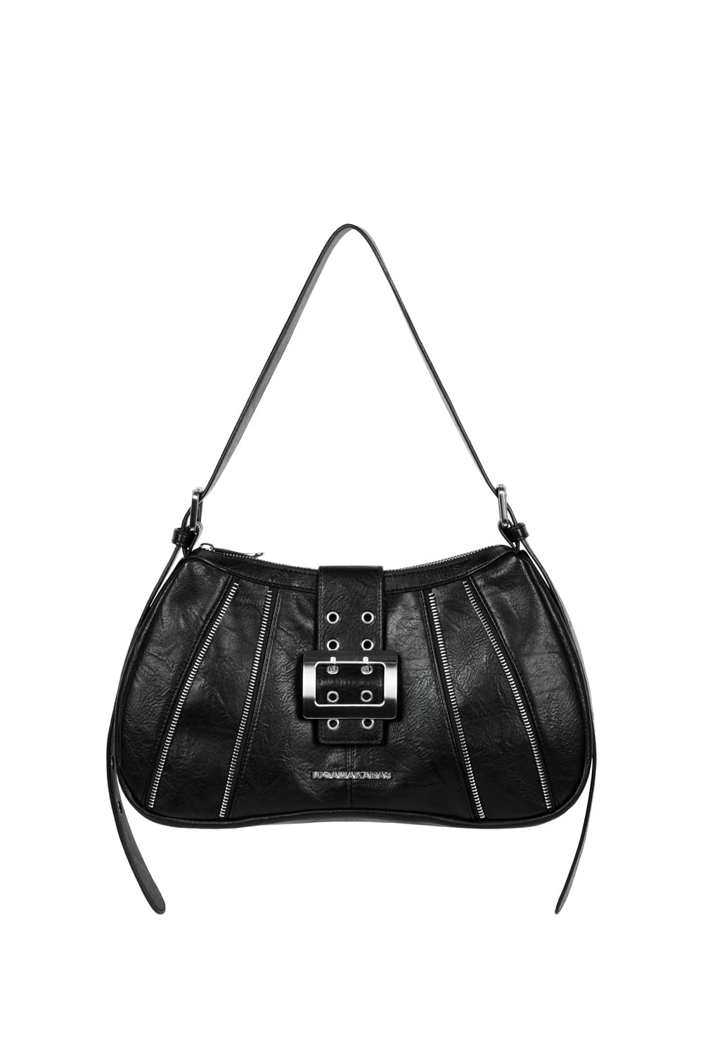 iugamakaras-ss-26-zippered-buckle-hobo-bag-black-black-s