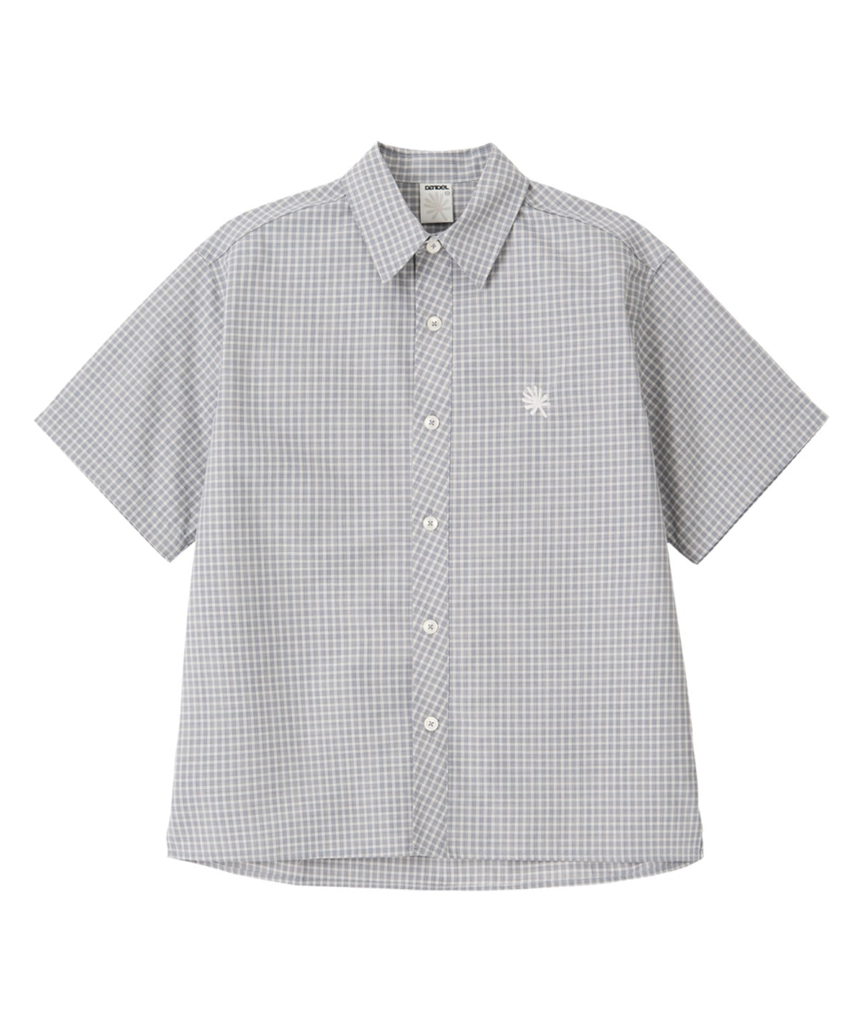 dandel-ss-25-dd-muted-tattersall-check-shirt-(ash-blue)