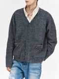 the-greatest-fw-25-pocket-point-cardigan-gray-gray-s