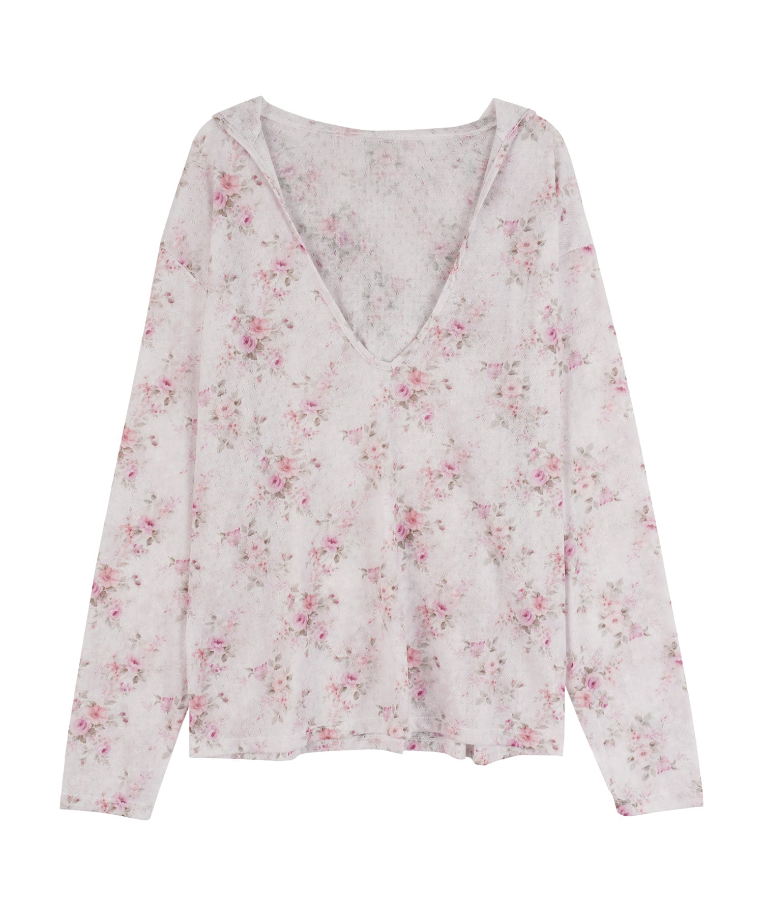 high-school-disco-ss-26-flower-hood-long-sleeve-pink-pink-s