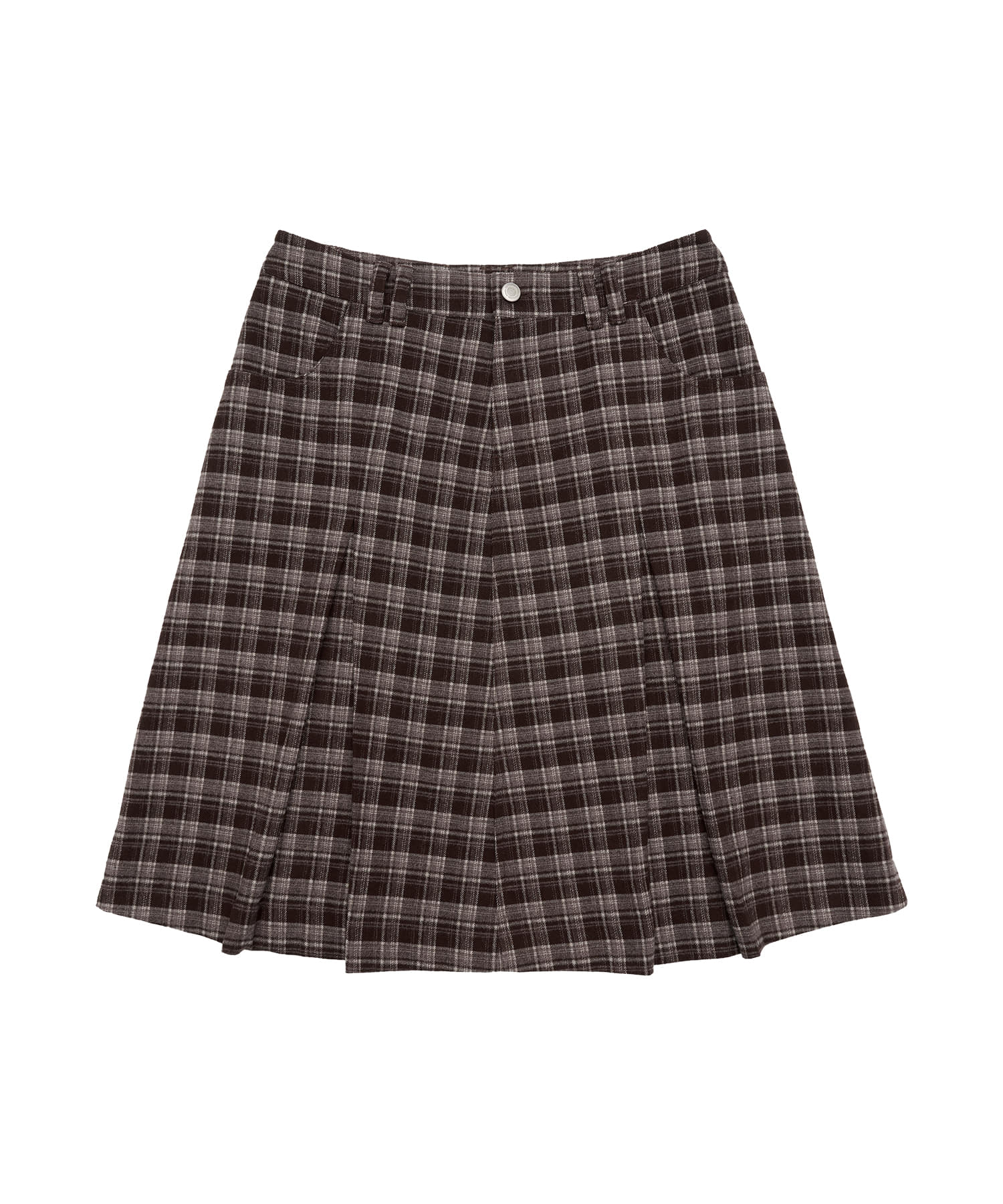 ames-worldwide-fw-25-check-pleats-midi-skirt-brown-brown-s