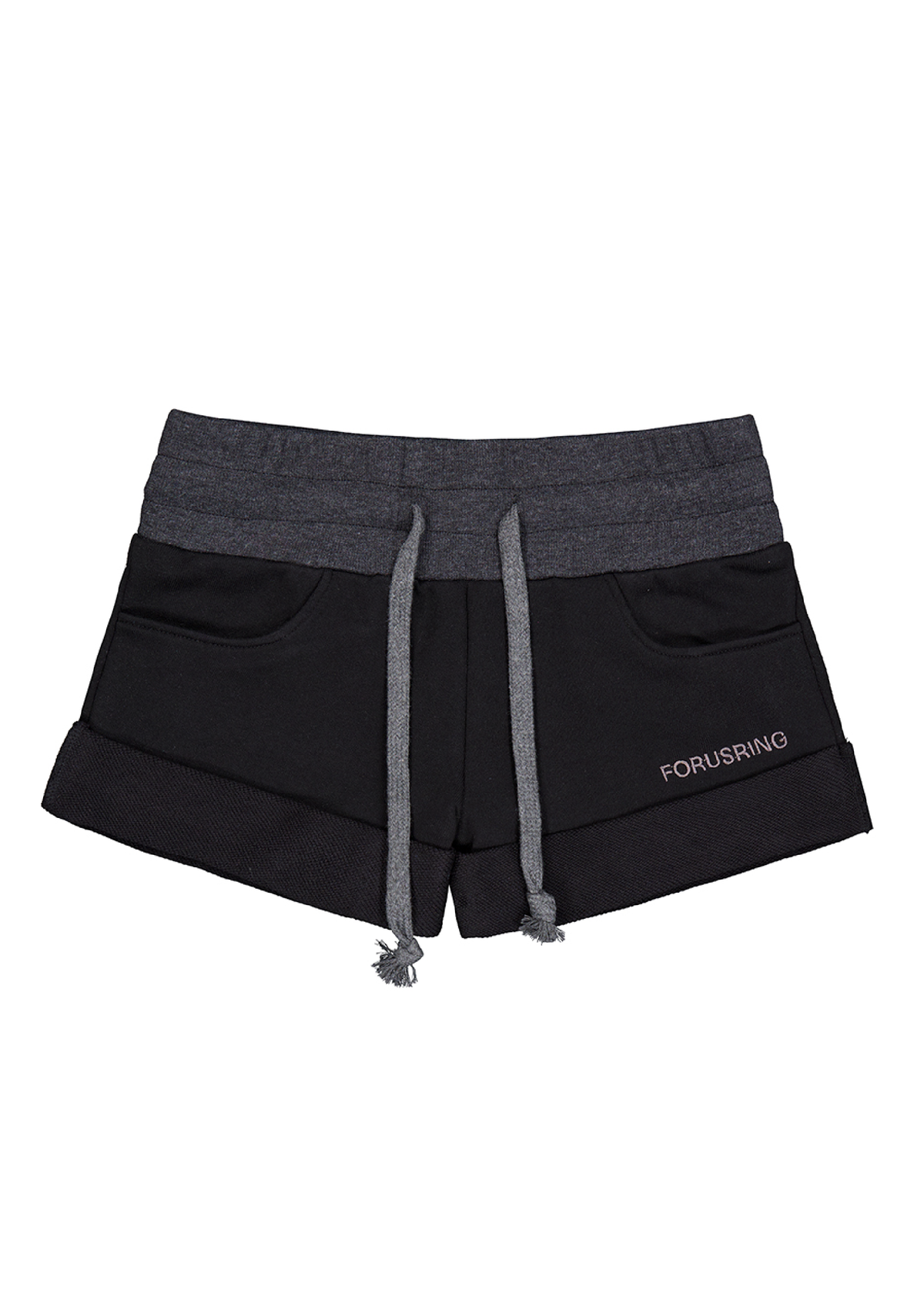 forusring-ss-26-cupid-mini-sweat-shorts-black-black-s