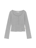 glowny-ss-26-honey-eyelet-button-long-sleeve-gray-gray-s