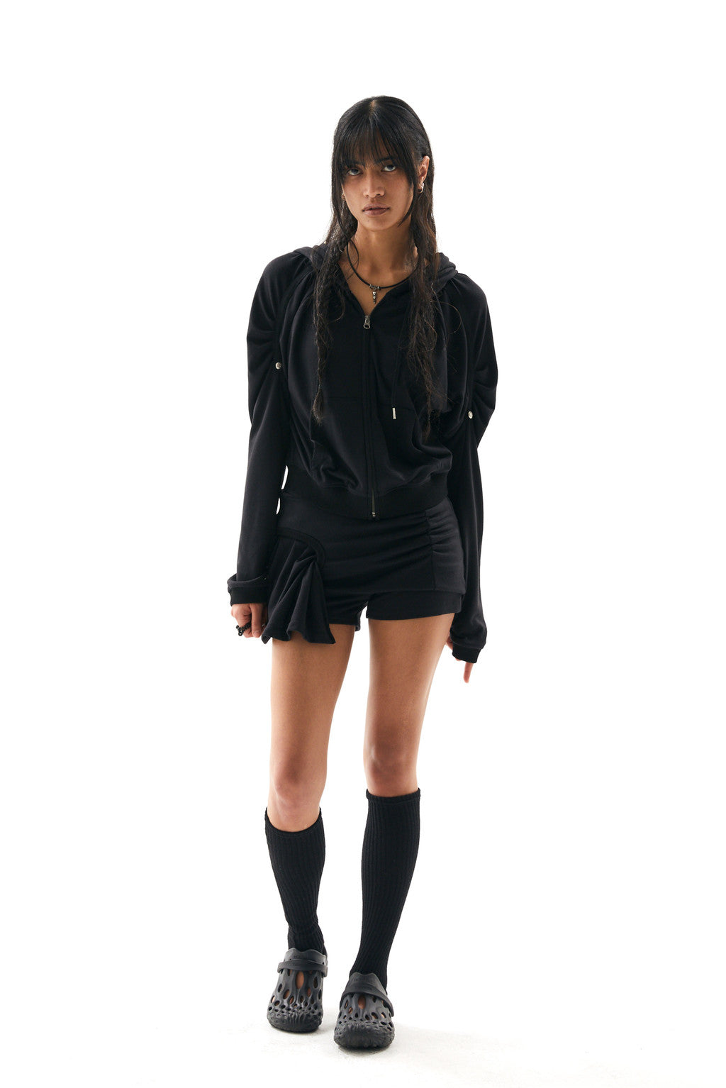 differentis-fw-26-runched-soft-hoodie-black-black-s