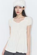 illigo-ss-26-flare-shirring-top-cream-cream-s