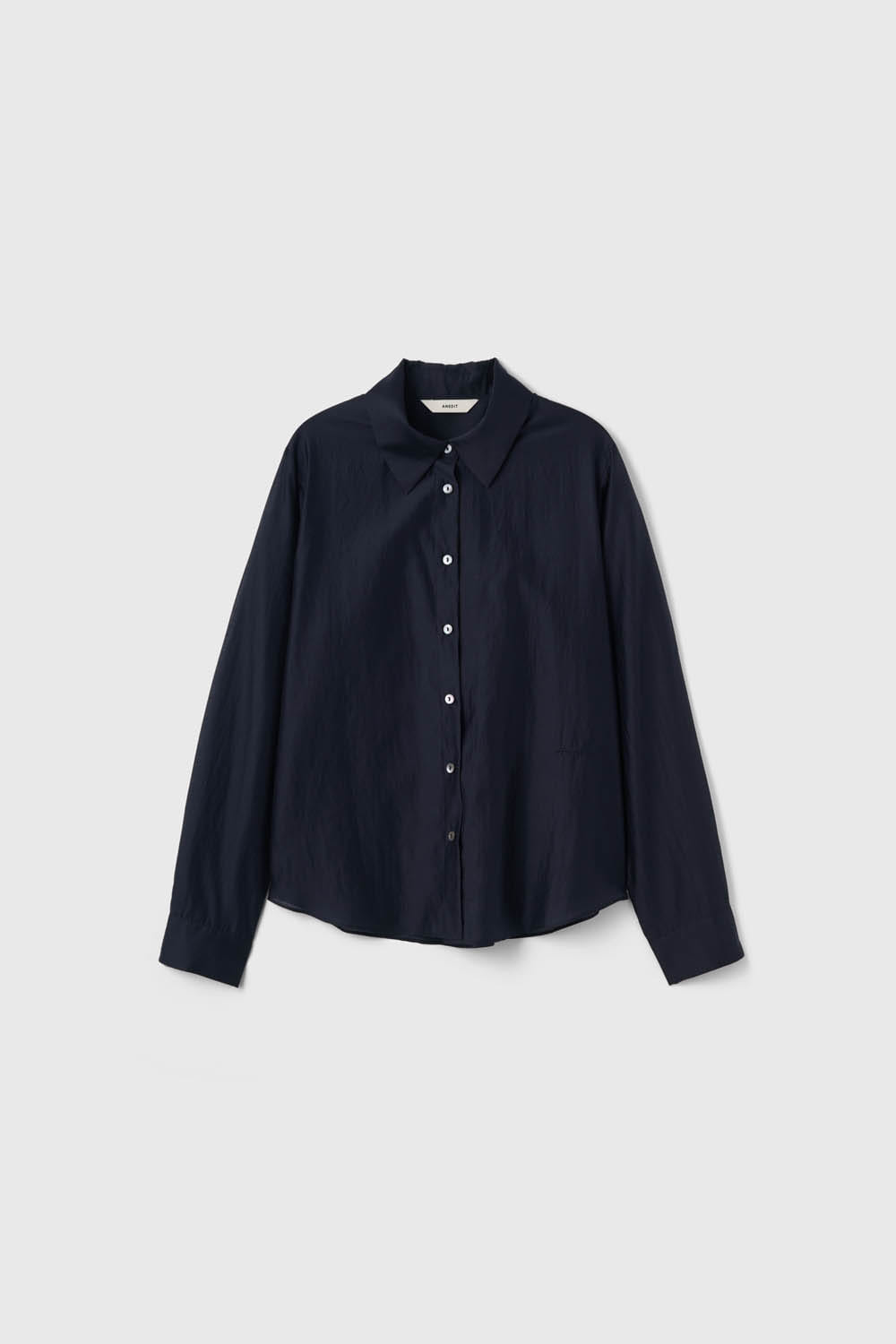 anedit-fw-26-sheer-standard-fit-shirt-navy-navy-s