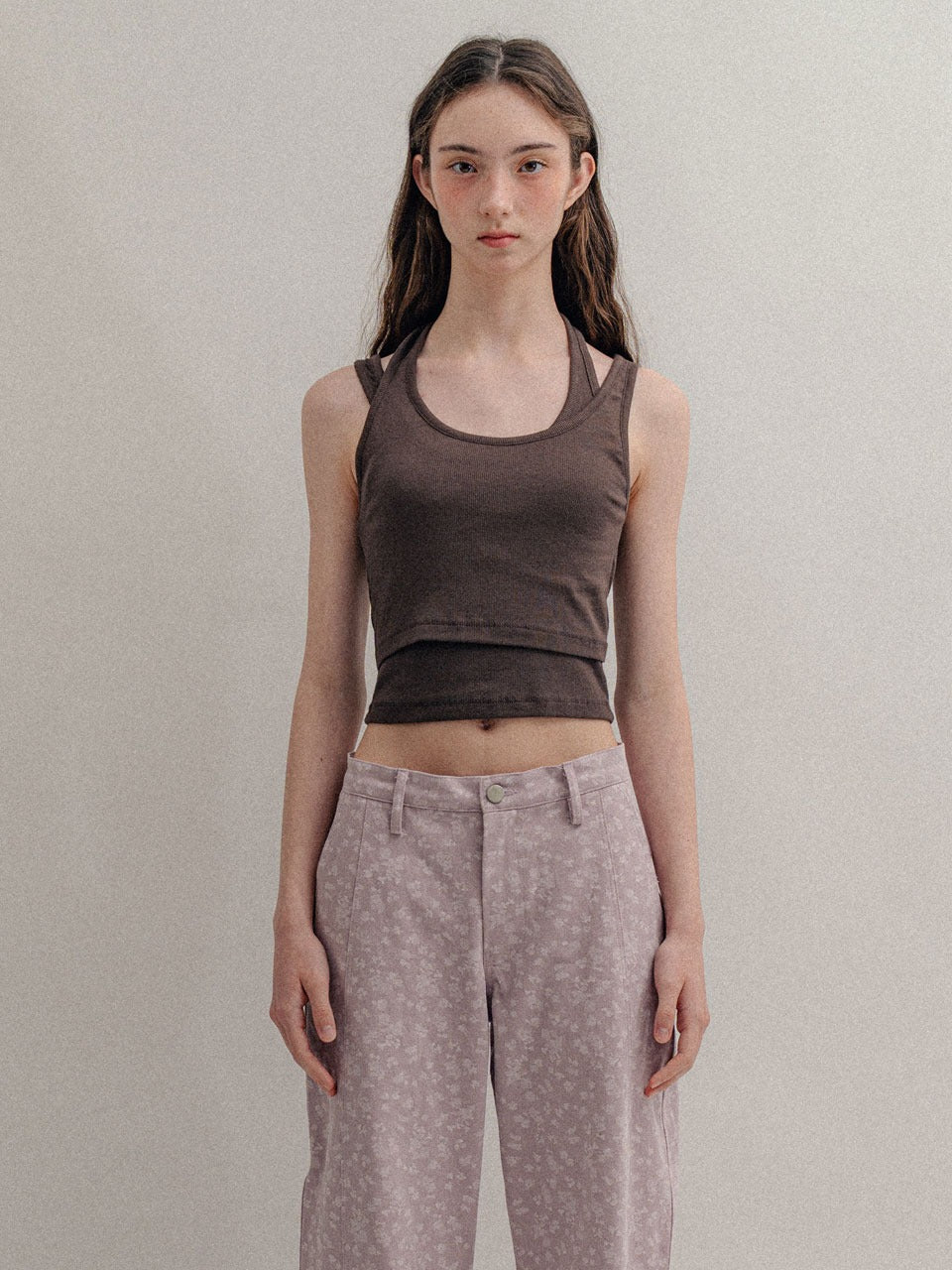 visus-ss-26-layerd-halter-top-brown-brown-s