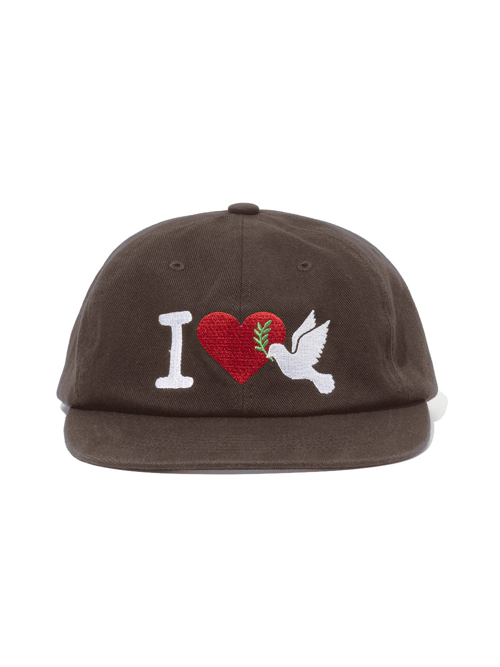 fastle-ss-25-i-love-peace-washed-cap-brown