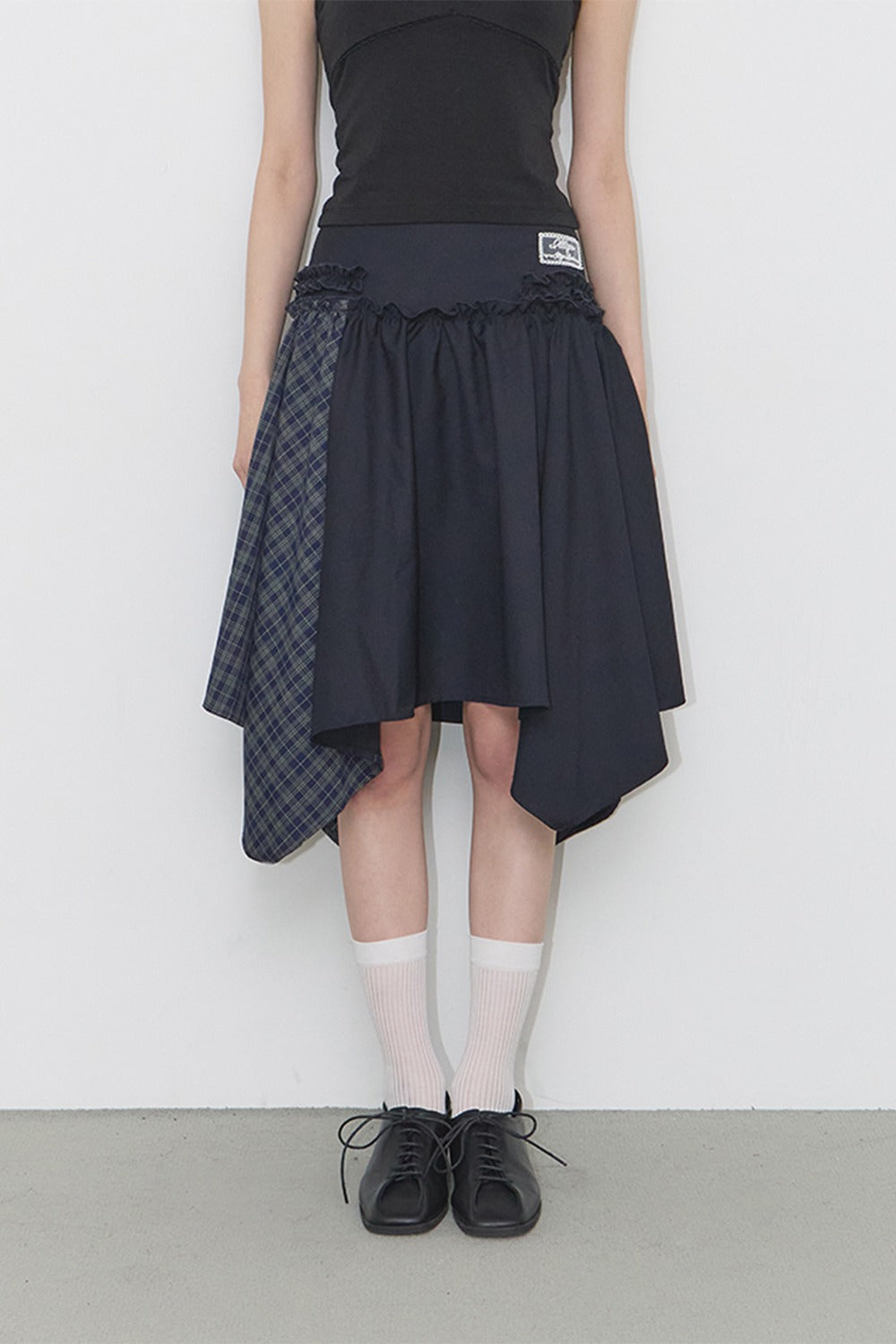 illigo-ss-26-check-color-block-midi-skirt-navy-navy-s