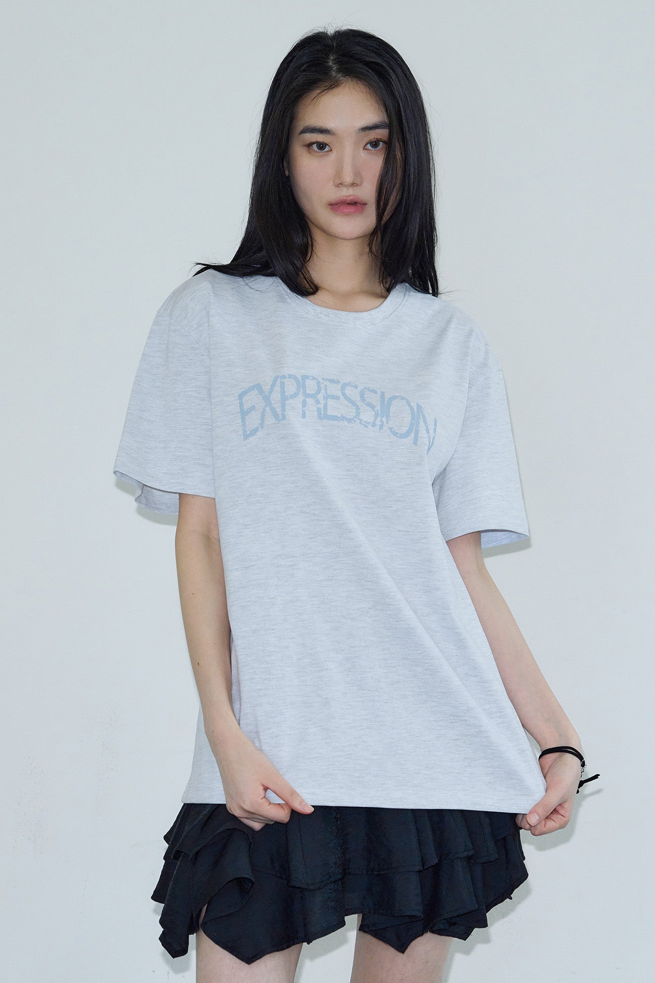 sis-a-ss-25-crack-expression-half-tshirt-/-melange-gray
