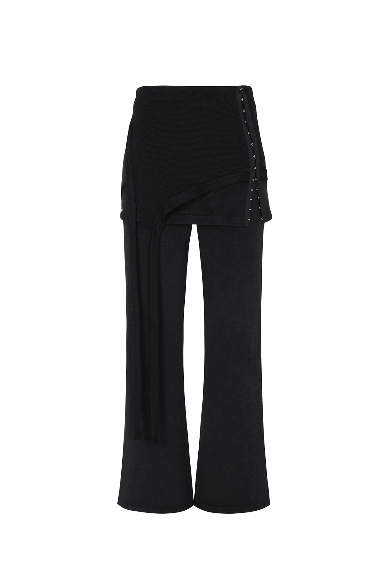 pain-or-pleasure-fw-25-ruby-hook-layered-pants-black-black-s