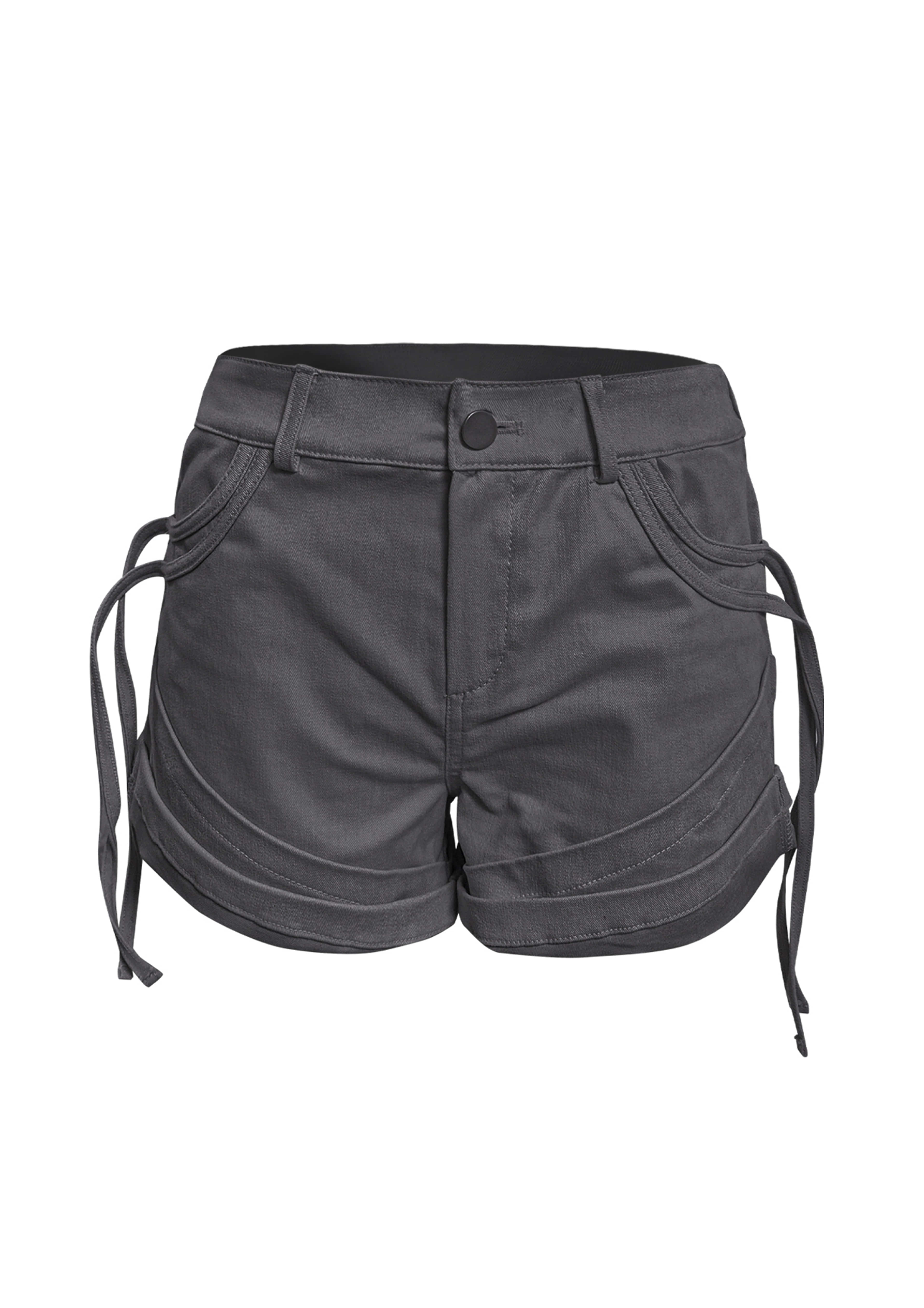 jungdo-ss-26-arc-strap-roll-shorts-charcoal-charcoal-s