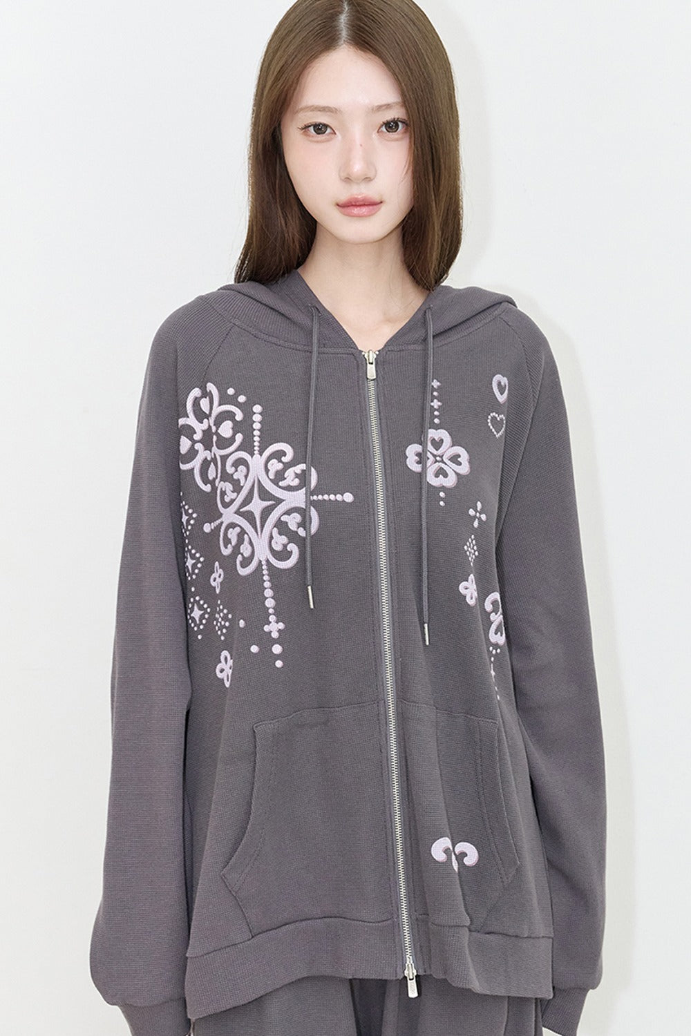 illigo-fw-26-ornament-waffle-hooded-zip-up-charcoal-charcoal-s