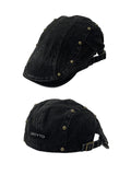 lecyto-fw-26-stud-washed-hunting-cap-black-black-s