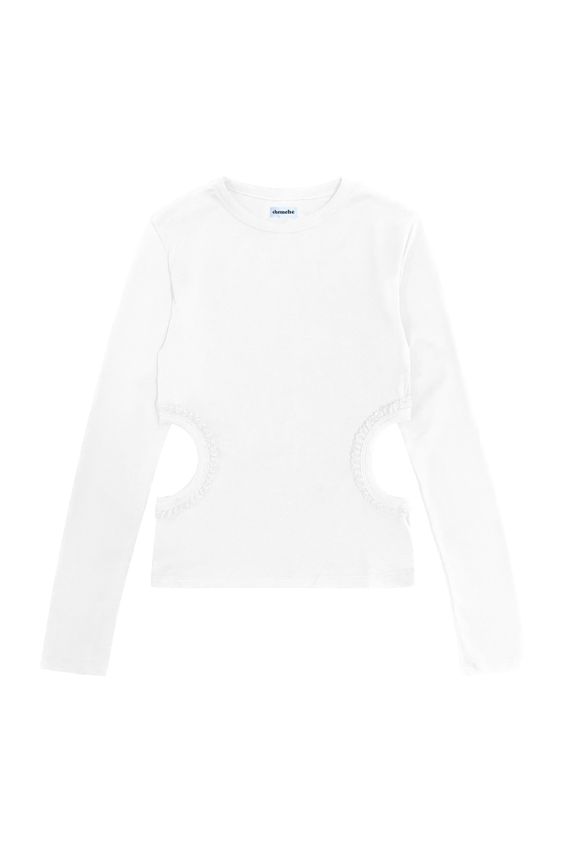 chemehc-fw-24-hole-lace-long-sleeve-white