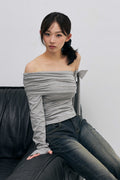 arikim-ss-26-rien-one-shoulder-shirring-top-melange-melange-s