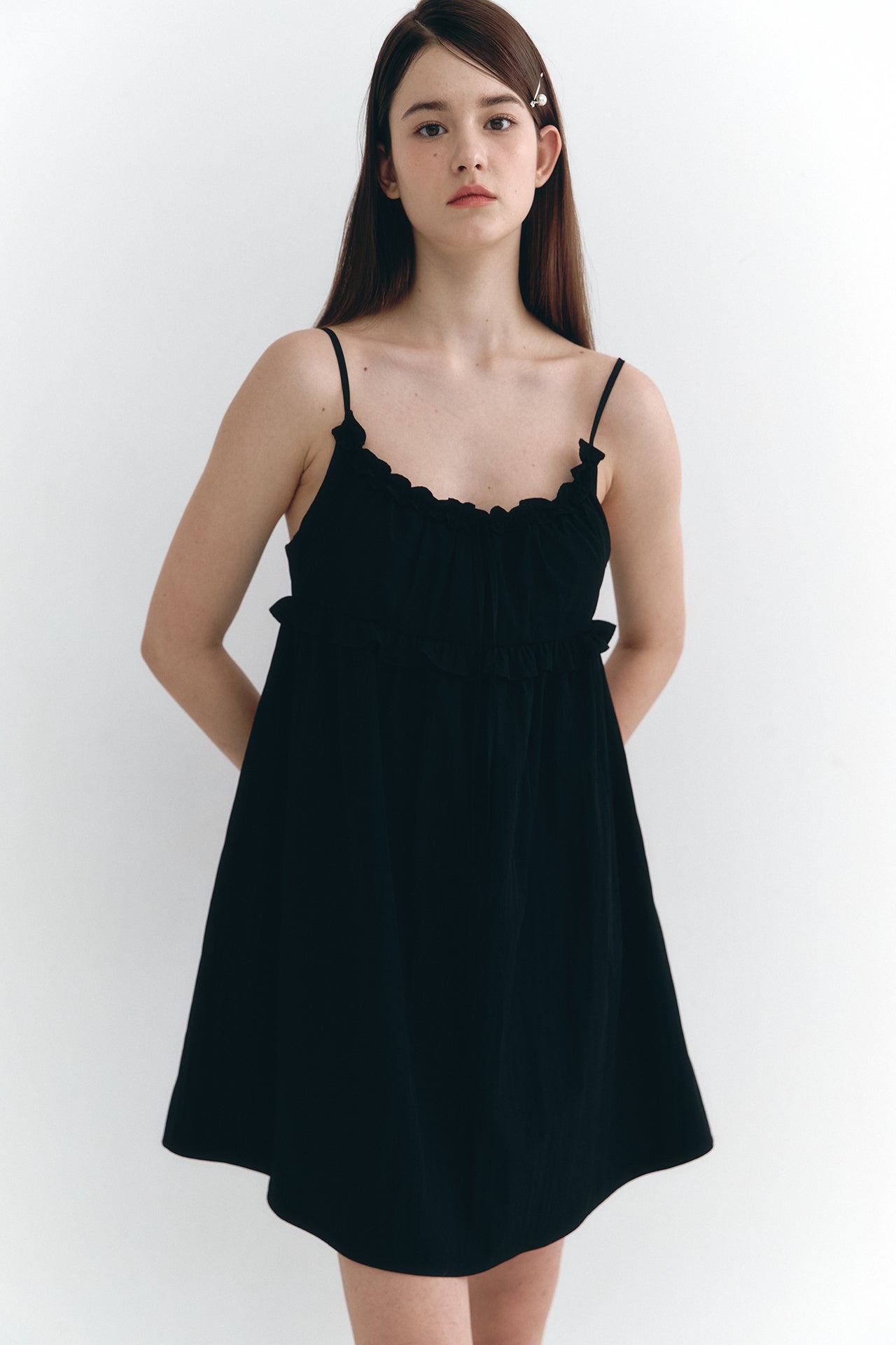 moilly-ss-25-frill-ribbon-dress-black