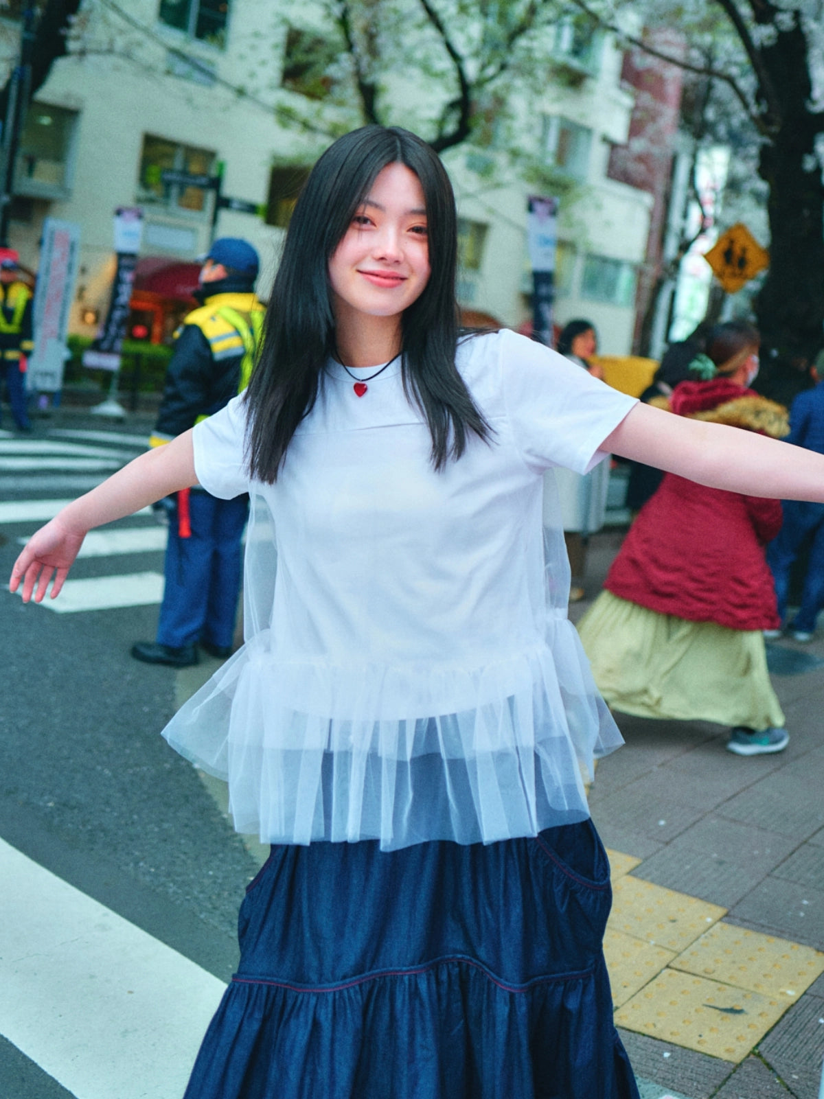 lo-axual-ss-25-mesh-layerd-frill-tshirts-_-white