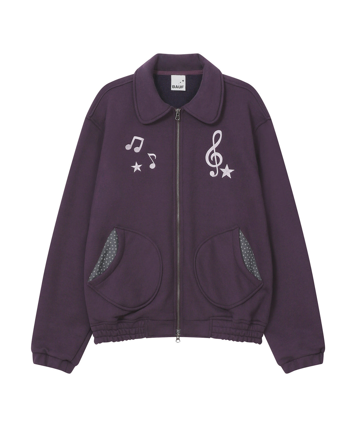 bauf-fw-26-melody-round-collar-zip-up-jacket-purple-purple-s
