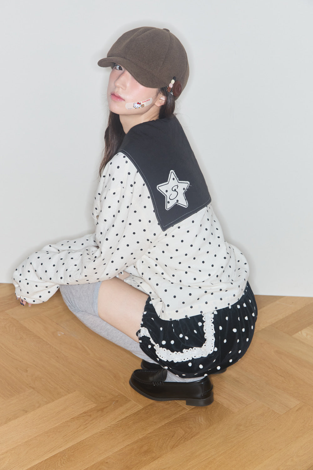 shakiri-fw-25-polka-terry-pumpkin-pants-black-black-s