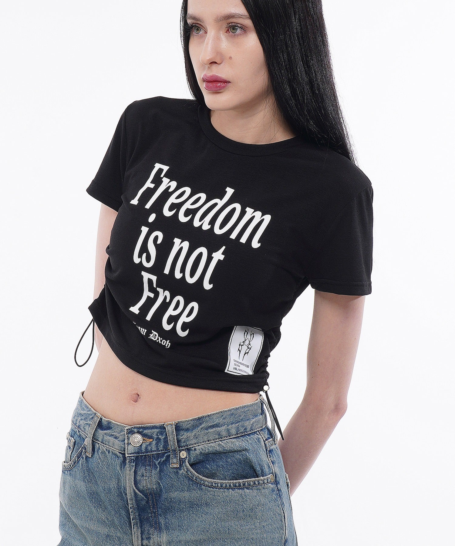 dxoh-ss-26-freedom-side-string-crop-t-shirt-black-black-s